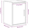 vidaXL - Garage - wandkast - bewerkt - hout - oud - hout