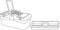 TAYG Gereedschapskoffer - 400 x 217 x 166 mm - Met inlegbak