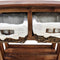 vidaXL - Wandtafel - 69x28x70 - cm - massief - mahoniehout