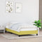 vidaXL - Bedframe - stof - groen - 90x200 - cm