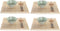 Sushi-set DKD Home Decor 14,5 x 14,5 x 35 cm Keramiek Orientaals (16 Onderdelen)