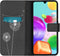 iMoshion Hoesje Geschikt voor Samsung Galaxy A41 Hoesje Met Pasjeshouder - iMoshion Design Softcase Bookcase - Wit / Zwart / Dandelion