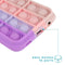 iMoshion Hoesje Geschikt voor Samsung Galaxy A02s Hoesje Siliconen - iMoshion Pop It Fidget Toy - Pop It hoesje - Multicolor