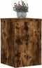 vidaXL - Plantenstandaards - 2 - st - 20x20x30 - cm - bewerkt - hout - gerookt - eiken