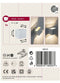 Paulmann Cybo - LED-wandlamp 2x3,5W 2700K 200lm IP65 Wit Aluminium (2 stuks)
