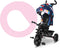 Lionelo Haari - Driewieler 2in1 - Draaibare Zitting - Rubberen Wielen - Groeit Mee - Blauw