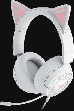 Razer Kraken Kitty V3 X - Oordopjes - Ingebouwde microfoon - Wit