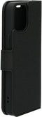Mobiparts iPhone 13 Mini - Wallet Case - Saffiano motief - Zwart