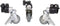 Falcon Eyes Zwenkwielen PCA-25M 3st. 25 mm