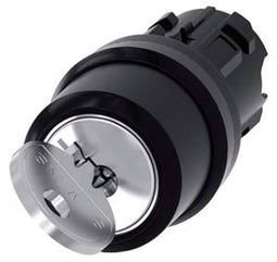 Siemens 3SU10004BF110AA0 3SU1000-4BF11-0AA0 Sleutelschakelaar Kunststof frontring Zwart 1 x 90 ° 1 stuk(s)