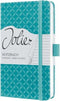 Sigel - notitieboek - Jolie Flair - A6 - hardcover - 174 pagina's - lijn - 80 grams papier - aqua groen - SI-JN102