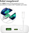imoshion MagSafe Powerbank 10000 mAh - Snellader 22.5W - Draadloos en bedraad opladen - Wit