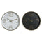 Muurklok DKD Home Decor Wit Zwart Gouden Aluminium Ø 25 cm 25 x 4 x 25 cm (2 Stuks)