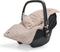 Jollein River Knit - Voetenzak voor Autostoel en Kinderwagen - Met capuchon - Pale Pink