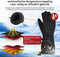 Saaf Comfort - Verwarmde Handschoenen - 3 standen - Water- en Windafstotend - Zwart - Maat S