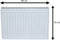 Plieger Compact Paneelradiator Type 22 - 1219 W - Geribbelde voorplaat - Wit - 50 x 80 cm