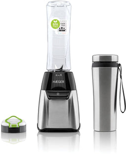 Haeger LQ-350.008A - Blender - 350 W - TRITAN-beker 600 ml - RVS (set van 4)