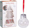 Koopman International - Kerstdrankballen - Vulbaar 100ml - Set van 6 (6 stuks)