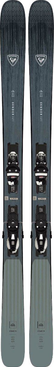 Rossignol Sender 94 Ti - Freeride ski's - Inclusief Loook NX12 Konect GW 100 bindingen - Zwart