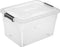 Juskys - Opbergbox 60 L - 4-Delig - Kunststof - Wit