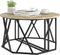 vidaXL - Salontafel - Sonoma - Eiken - 80x80x42 - cm - Gelaagd - Hout