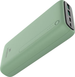 iMoshion® Powerbank 27000 mAh - Snellader & batterij-indicator - 18 Watt - Geschikt voor o.a. iPhone & Samsung - USB A, USB C & Micro USB - Groen