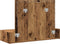 vidaXL - Wandkaptafel - met - LED - Verlichting - in - Oud - Hout