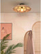 GOOD&MOJO Plafonniere Andros - Naturel/Wit - Ø45cm - Scandinavisch