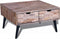 vidaXL - Salontafel - met - 4 - lades - gerecycled - teakhout