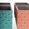 Plantenbakkenset Fiore Cement Vierkant 14 x 14 x 12 cm (4 Stuks)