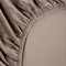 Sjumo Silky Smooth Splittopper Hoeslaken - 180x200/210 cm - Zijdezacht Katoen-Satijn - Warm Grey