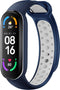 iMoshion Bandje Geschikt voor Xiaomi Mi Band 5 / 6 - iMoshion Siliconen sport band met inkliksysteem ronde drukknoop - Blauw