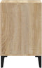 vidaXL - Tv-meubel - 100x35x55 - cm - bewerkt - hout - sonoma - eikenkleurig