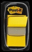 Post-it - Indextabs post-it 680 25.4x43.2mm geel