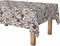 Exma - Tafelkleed op rol - Anti-vlek Blommor 140 cm x 25 m - Bruin
