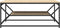 vidaXL - Salontafel - met - Plank - Sonoma - Eiken - 90x50x40 - cm - Gelaagd - Hout