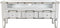 Tv-meubel DKD Home Decor Zilverkleurig 112 x 45 x 50 cm Spiegel Hout MDF