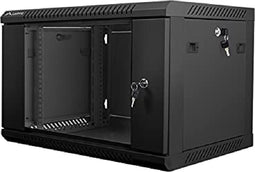 Lanberg WF01-6406-10B - Wandrek Rack 19 - Max. gewicht 60 Kg - Zwart