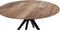 24Designs Metropole Ronde Eettafel - Ø130 X H78 Cm - Teakhout