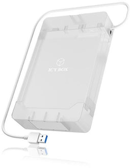 Icy Box IB-AC642 - Dockingstation voor 3.5"/2.5" SATA III - USB 3.2 Gen1 - Wit