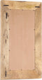 vidaXL - Spiegel - handgesneden - 80x50x2,5 - cm - massief - mangohout