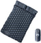 vidaXL - Kampeermatras - met - kussens - zelfopblazend - 2-persoons - grijs