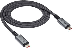 Akyga AK-USB-45 - USB-C kabel - 40 Gbps - Zwart