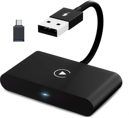 CarMe Luxe Carplay Dongle - Draadloos Carplay - Verbeterd Model - Zwart