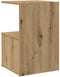 vidaXL - Nachtkastjes - 2 - st - 35x35x55cm - bewerkt - hout - artisanaal - eikenkleur