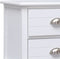 vidaXL - Tv-meubel - 108x30x40 - cm - massief - paulowniahout - wit