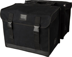 Fastrider Canvas 37 - Dubbele Fietstas 65L - Snelsluiting - Zwart