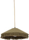 QAZQA Frills - Art Deco Hanglamp - Verstelbaar - Ø 500 mm - Groen