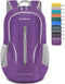 ZOMAKE TM00100 - Opvouwbare Rugzak - Lichtgewicht Waterdicht 25L - Purper