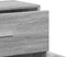 vidaXL - Dressoir - 60x31x70 - cm - bewerkt - hout - grijs - sonoma